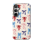 American Girlie | Red White & Blue Bows Case