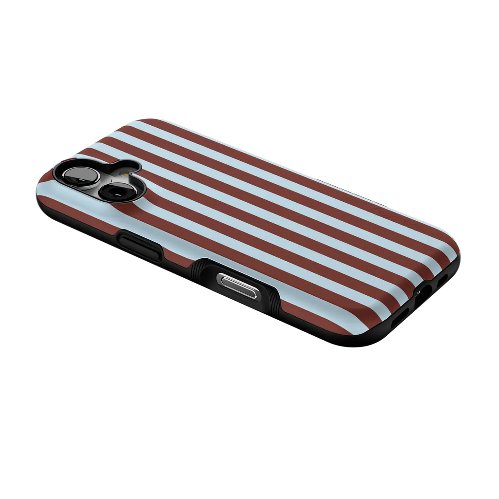 Sunday in Brooklyn | Blue Stripes Case