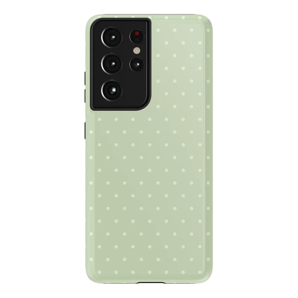 On the Dot | Green Polka Dot Case