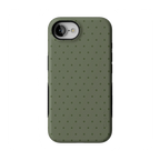 On the Dot | Olive Green Polka Dot Case