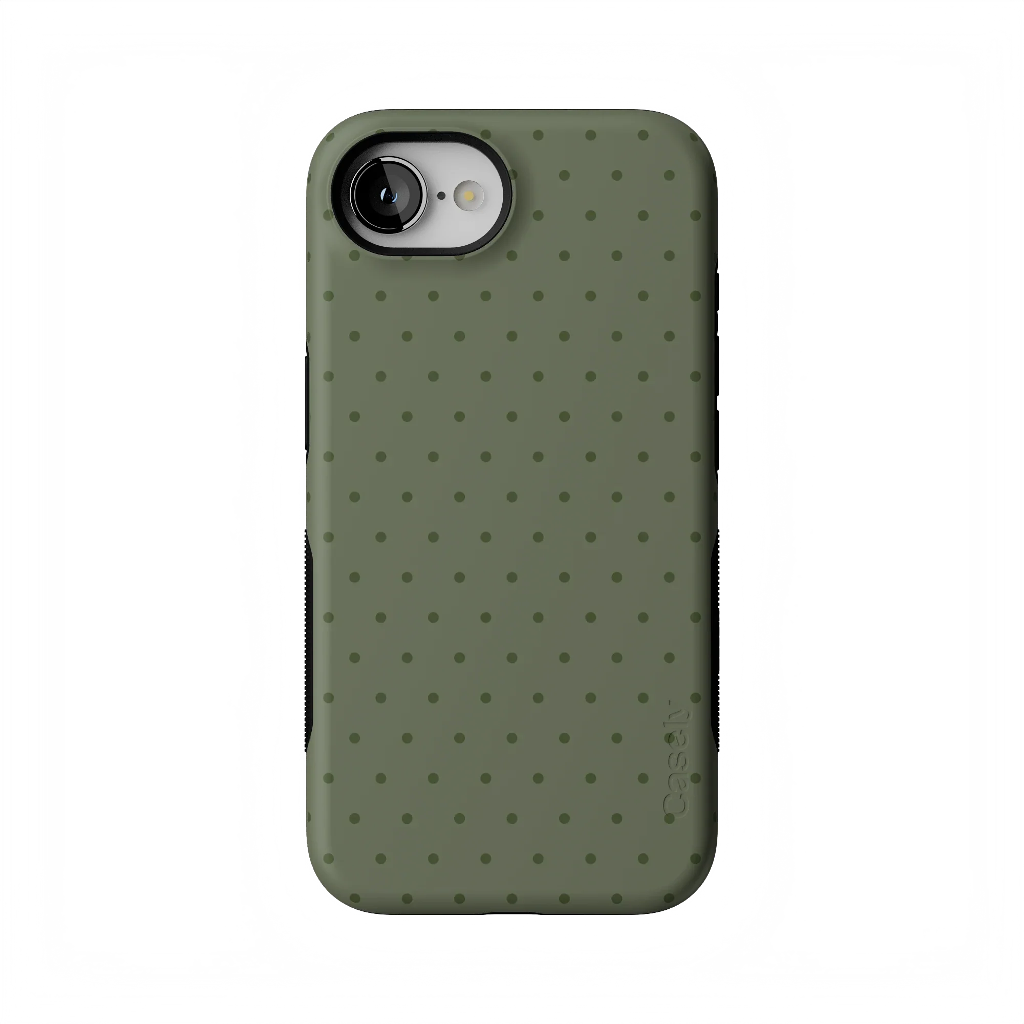 On the Dot | Olive Green Polka Dot Case