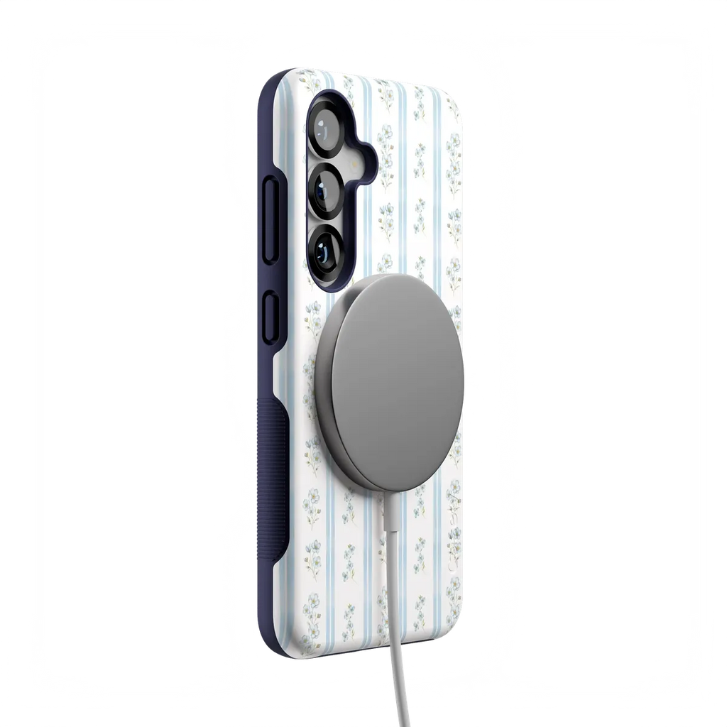 Cottage Stripe | Blue Floral Case