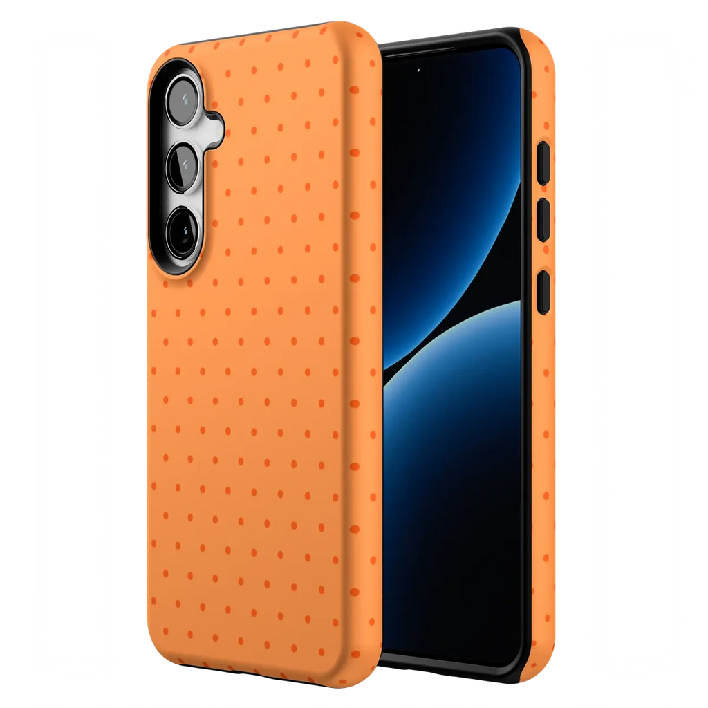 On the Dot | Orange Polka Dot Case