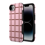 Uptown Gridlock | Pink Checkerboard Case