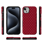On the Dot | Maroon Polka Dot Case
