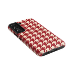 Scarlet Stitch | Red Houndstooth Case