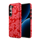 Final Rose | Red & Pink Floral Case