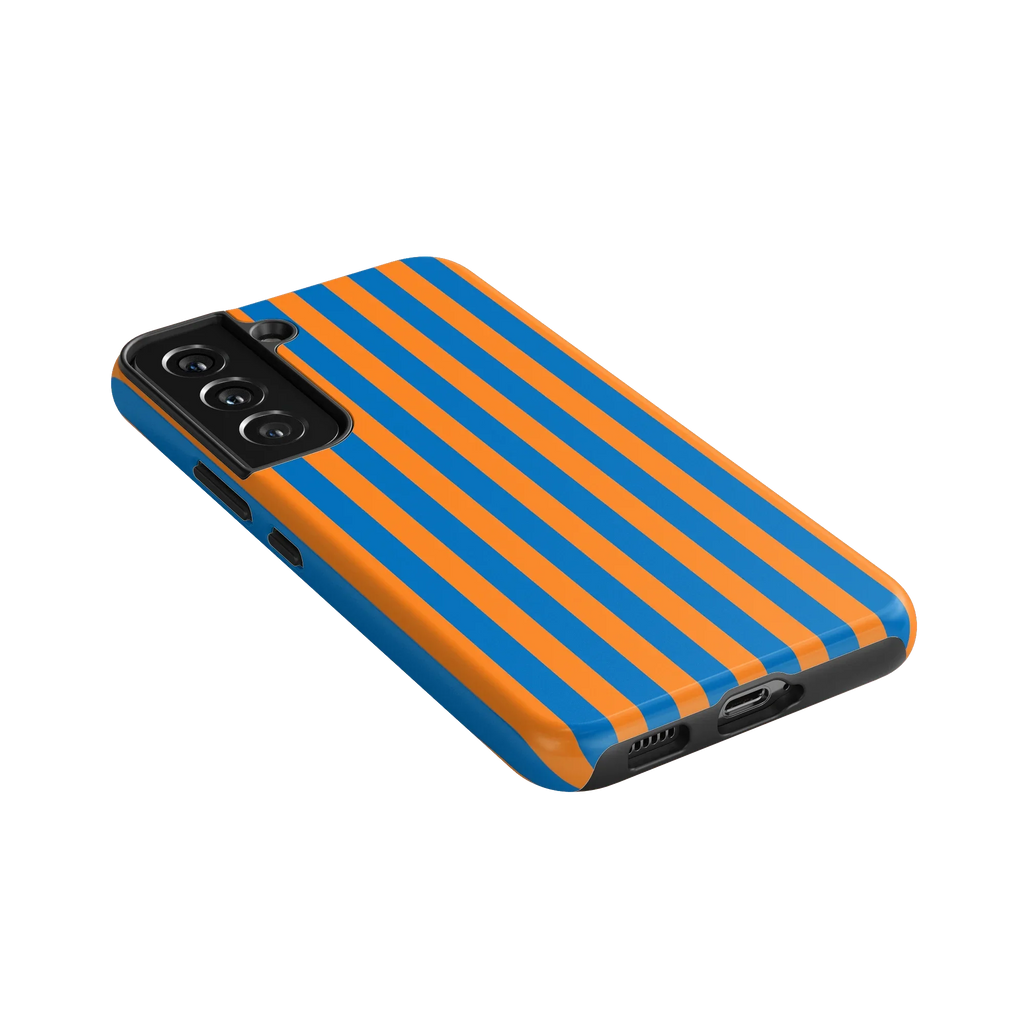 Go New York | Blue & Orange Stripes Case