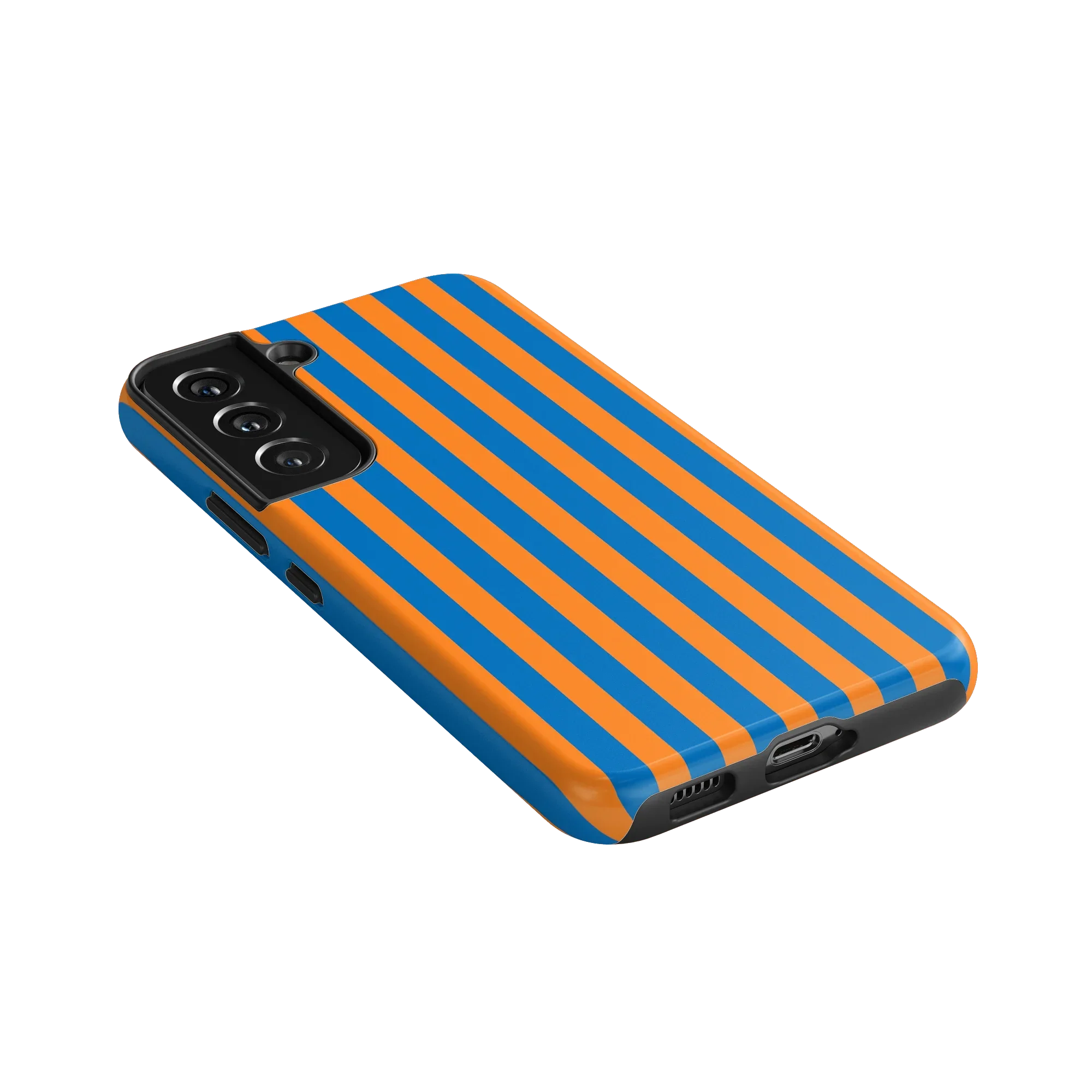 Go New York | Blue & Orange Stripes Case