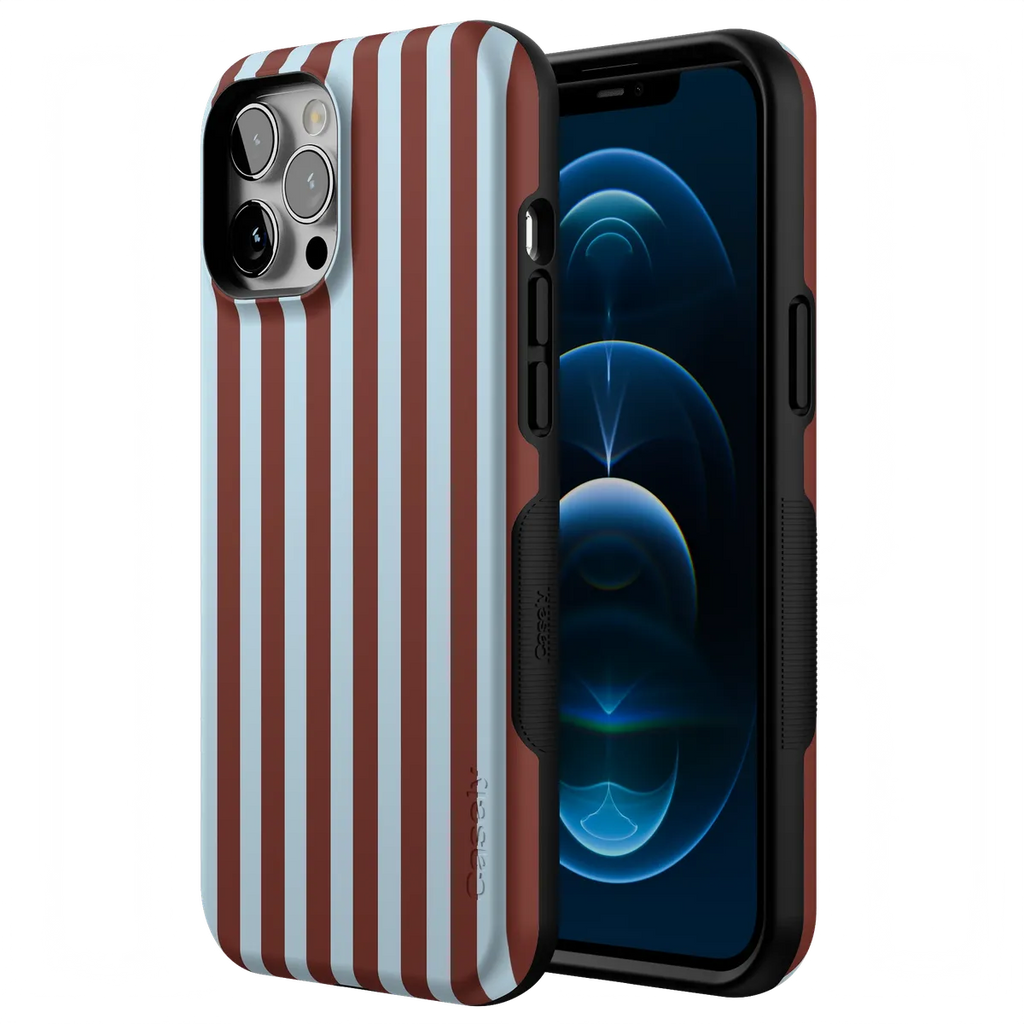 Sunday in Brooklyn | Blue Stripes Case