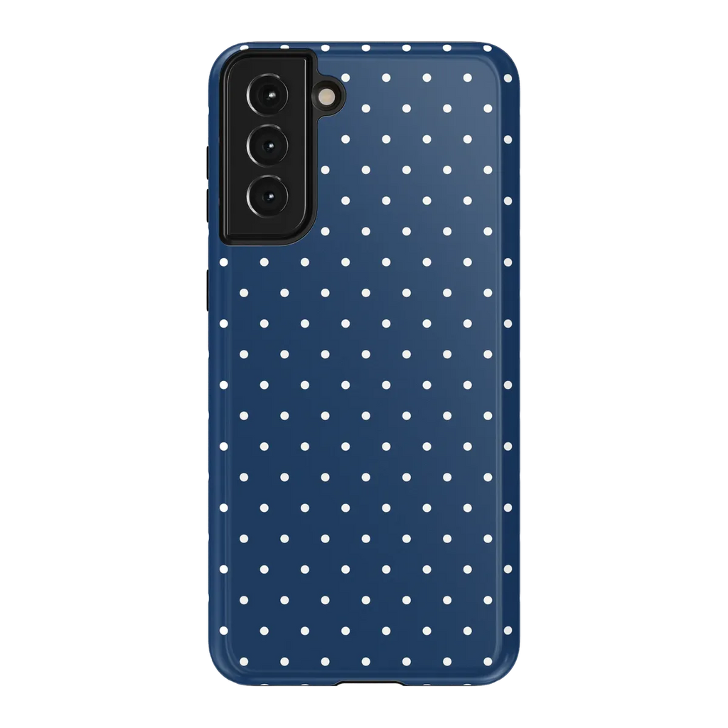 On the Dot | Navy Polka Dot Case