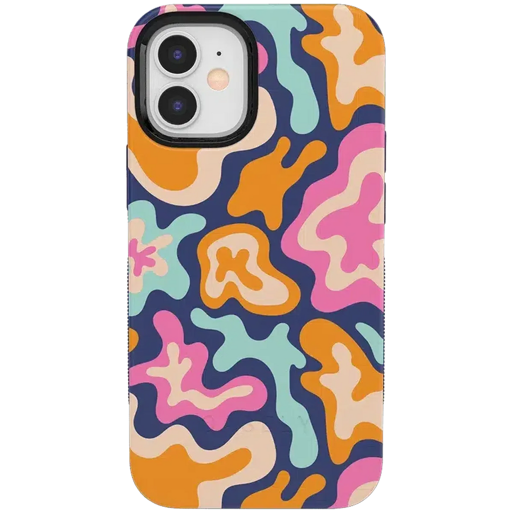 Midnight Color Splash | Abstract Retro Case