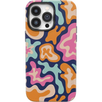 Midnight Color Splash | Abstract Retro Case