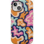 Midnight Color Splash | Abstract Retro Case