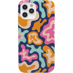 Midnight Color Splash | Abstract Retro Case