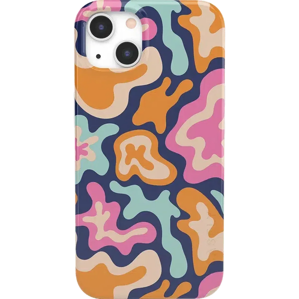Midnight Color Splash | Abstract Retro Case
