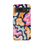 Midnight Color Splash | Abstract Retro Google Pixel Case