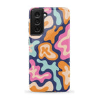 Midnight Color Splash | Abstract Retro Samsung Case