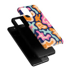 Midnight Color Splash | Abstract Retro Samsung Case