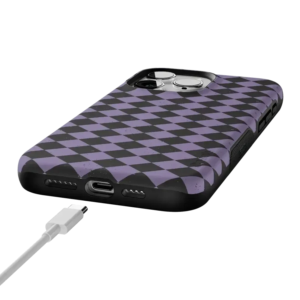Midnight Hex | Purple Checkered Case