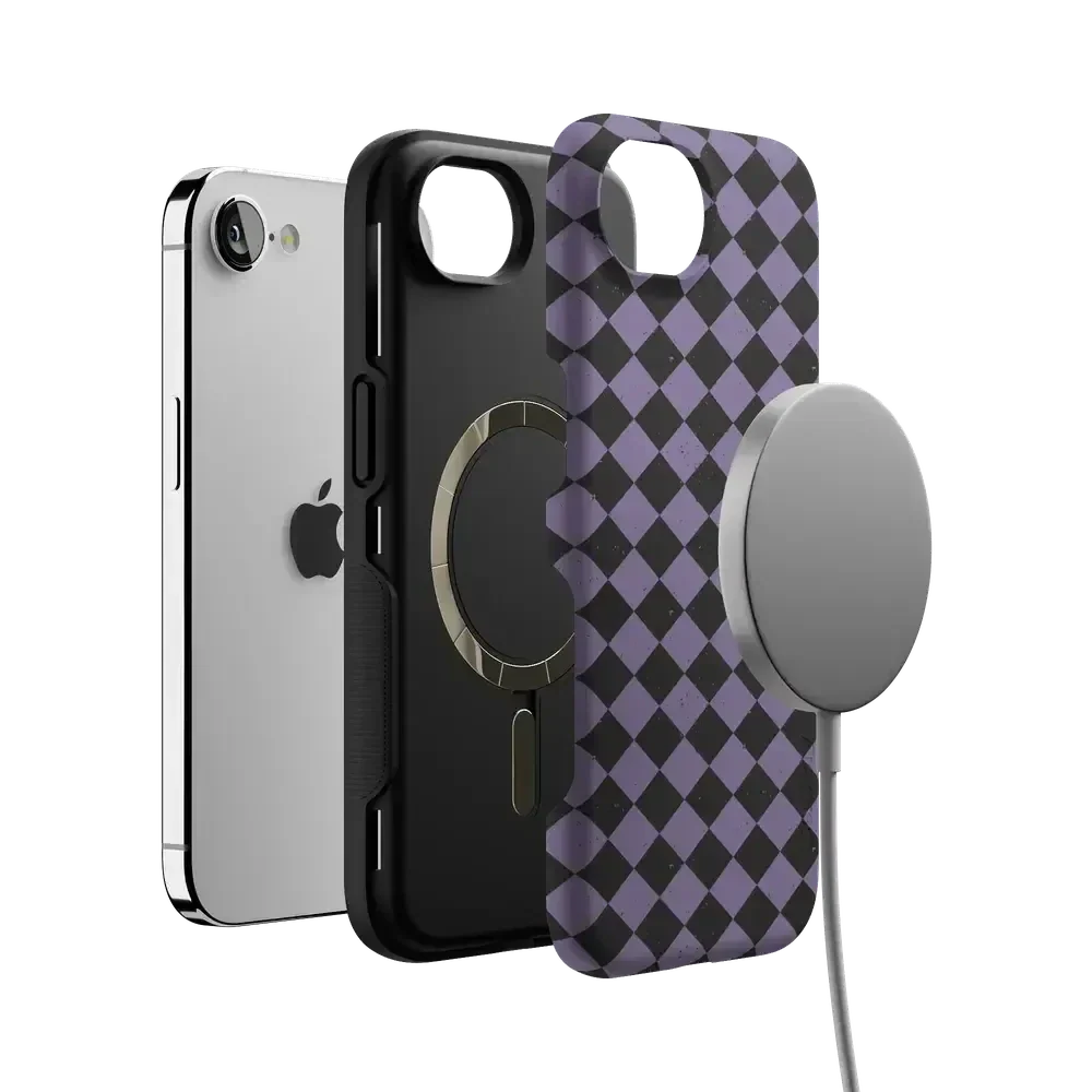 Midnight Hex | Purple Checkered Case