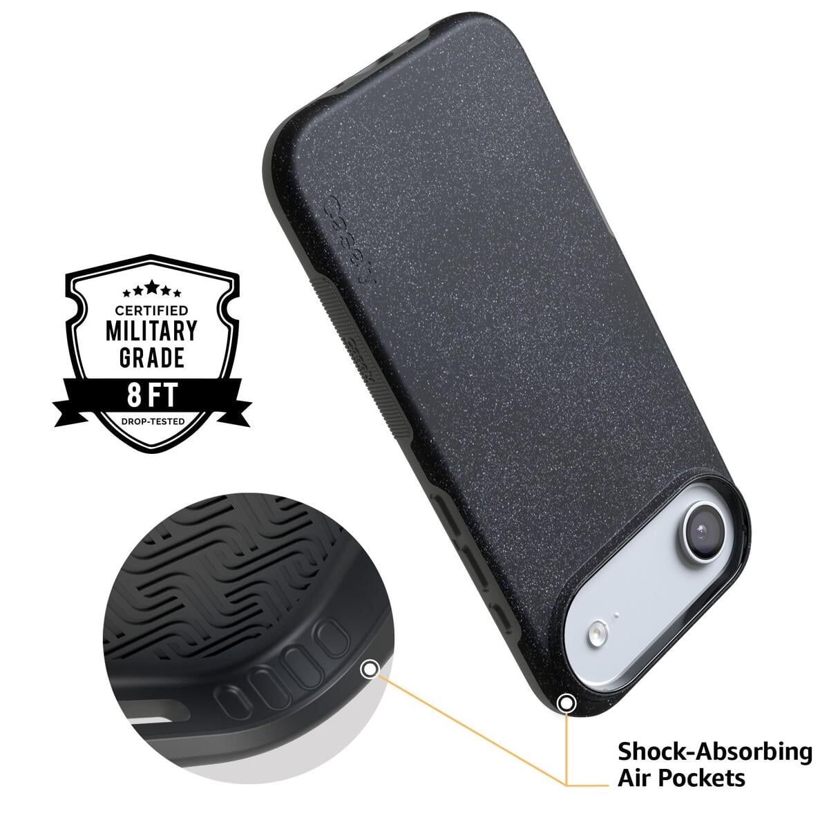 Midnight Onyx | Black Shimmer Case