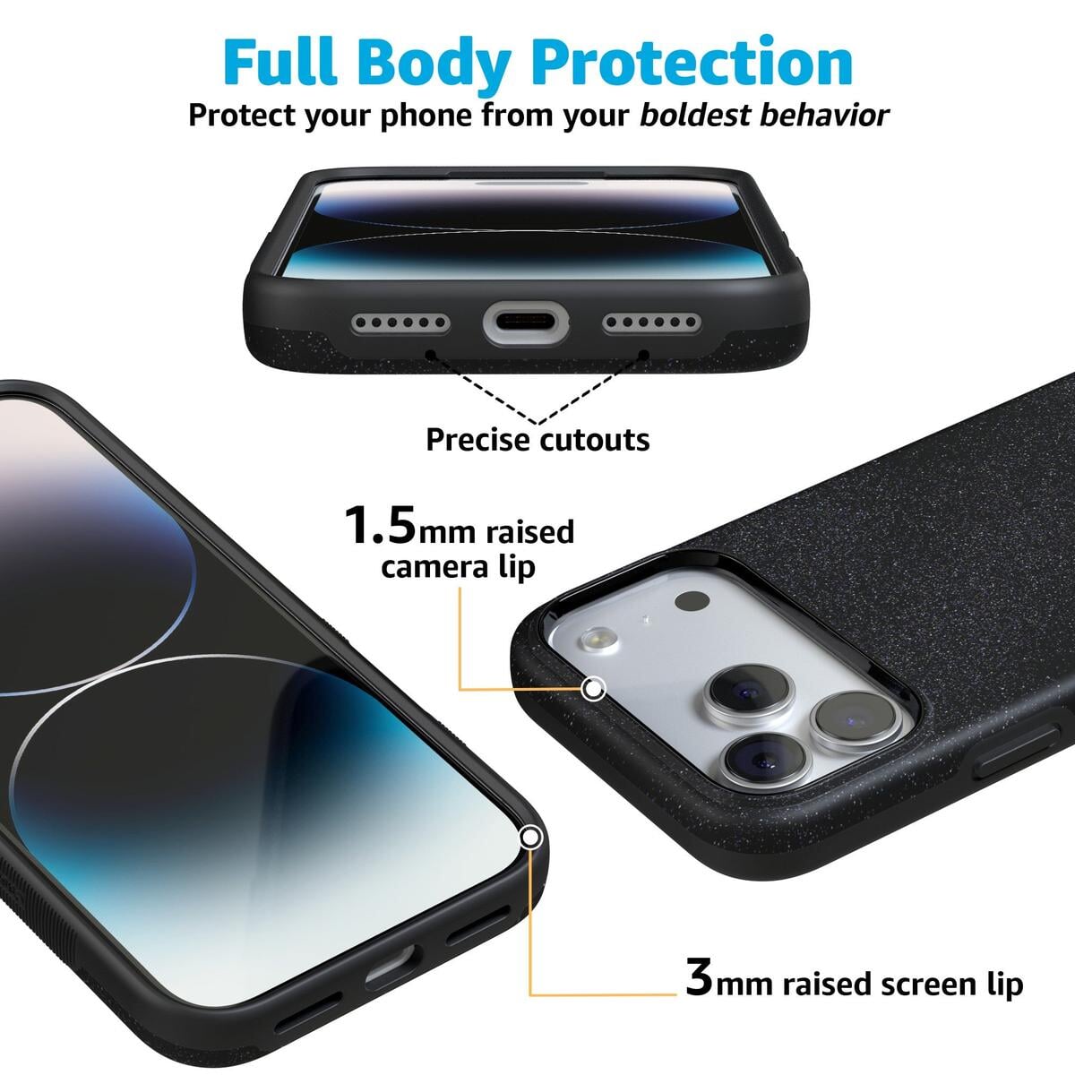 Midnight Onyx | Black Shimmer Case
