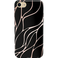 Midnight Ride | Black and Gold Metallic Waves Case