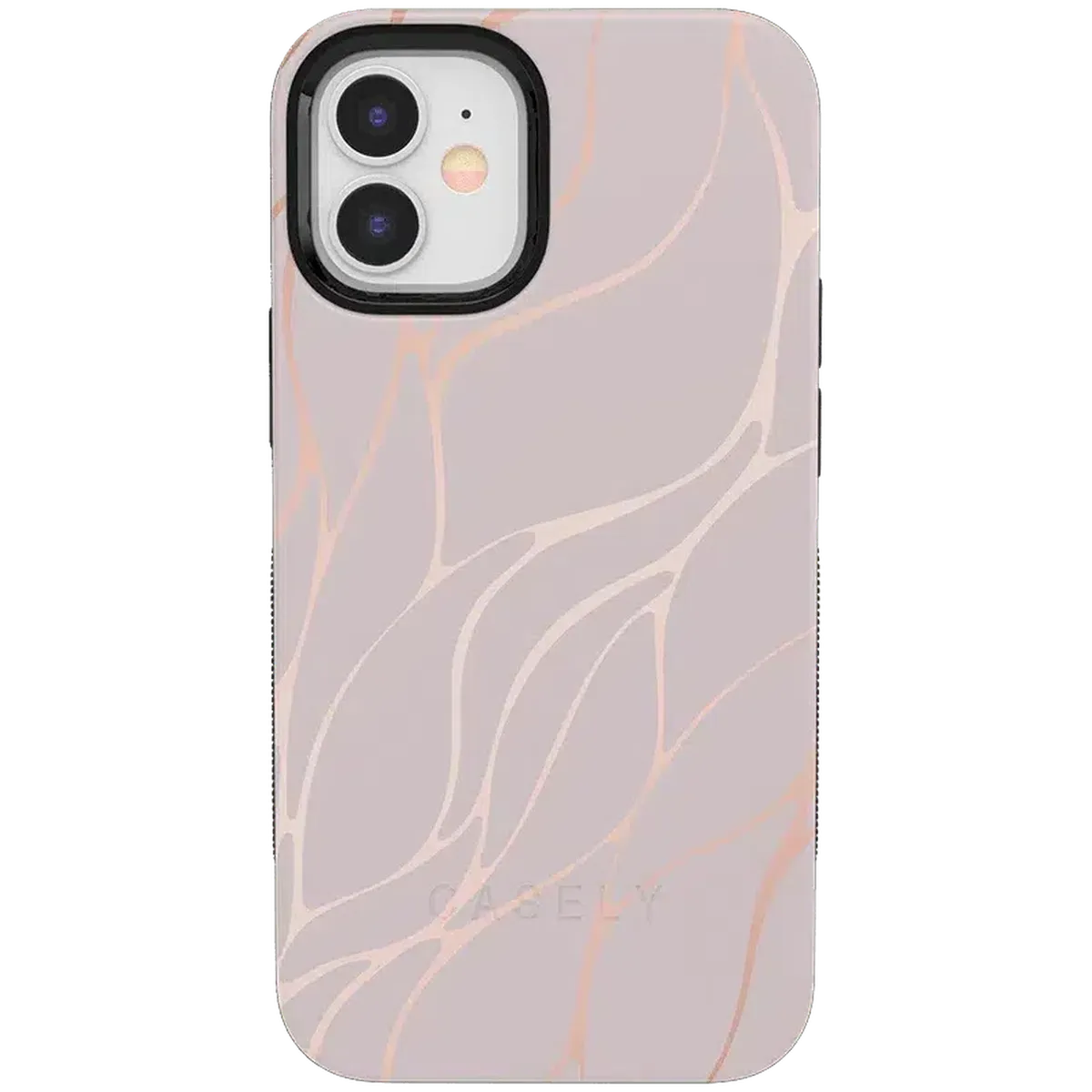 Midnight Ride | Pink and Gold Metallic Waves Case