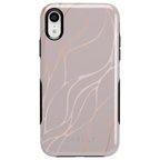 Midnight Ride | Pink and Gold Metallic Waves Case