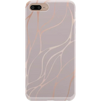 Midnight Ride | Pink and Gold Metallic Waves Case