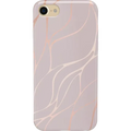 Midnight Ride | Pink and Gold Metallic Waves Case