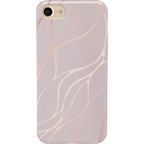 Midnight Ride | Pink and Gold Metallic Waves Case