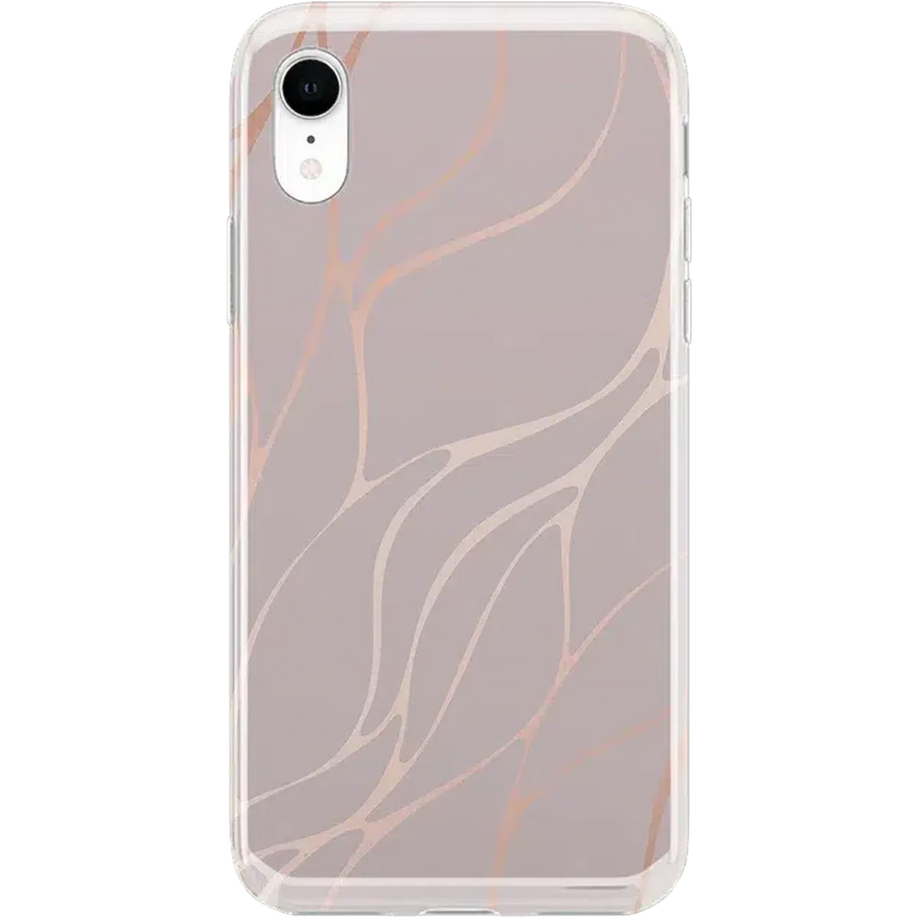 Midnight Ride | Pink and Gold Metallic Waves Case