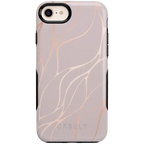 Midnight Ride | Pink and Gold Metallic Waves Case