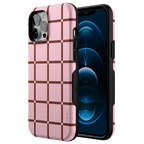 Uptown Gridlock | Pink Checkerboard Case