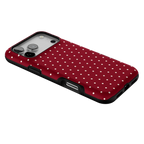 On the Dot | Maroon Polka Dot Case