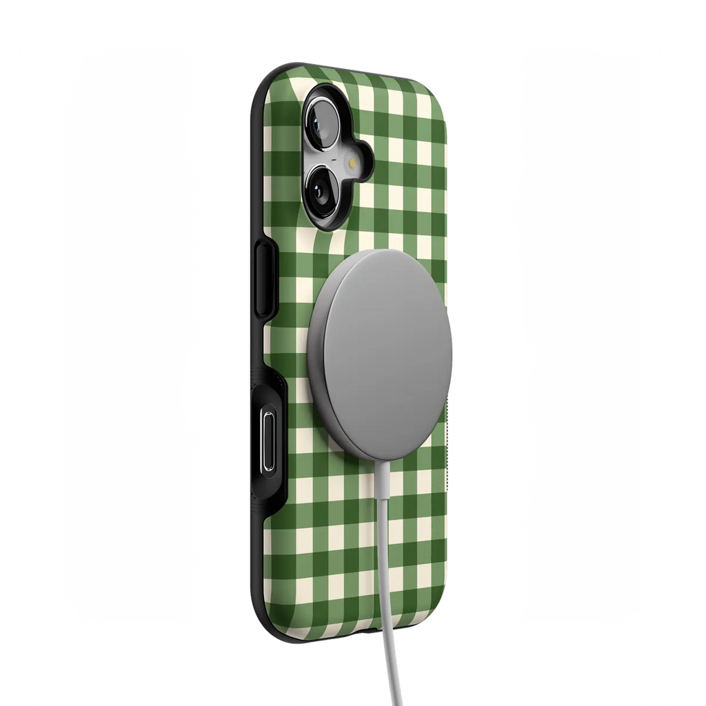 Checked Twice | Green Plaid Case