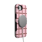 Uptown Gridlock | Pink Checkerboard Case