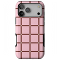 Uptown Gridlock | Pink Checkerboard Case