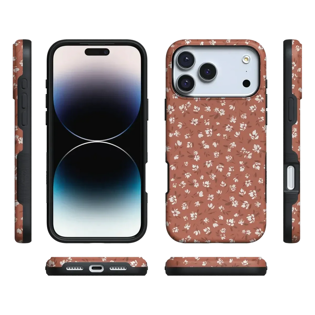 Mocha Meadow | Tiny Flowers Case