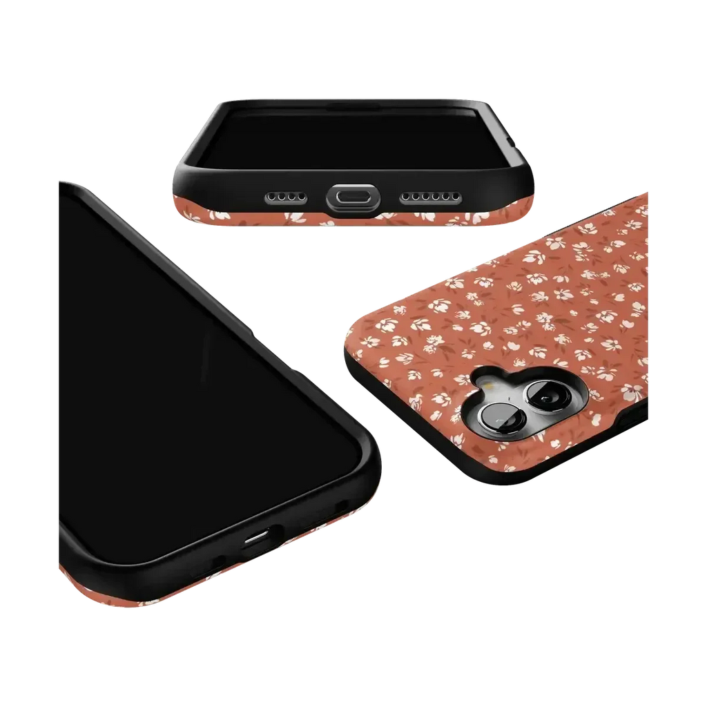 Mocha Meadow | Tiny Flowers Case