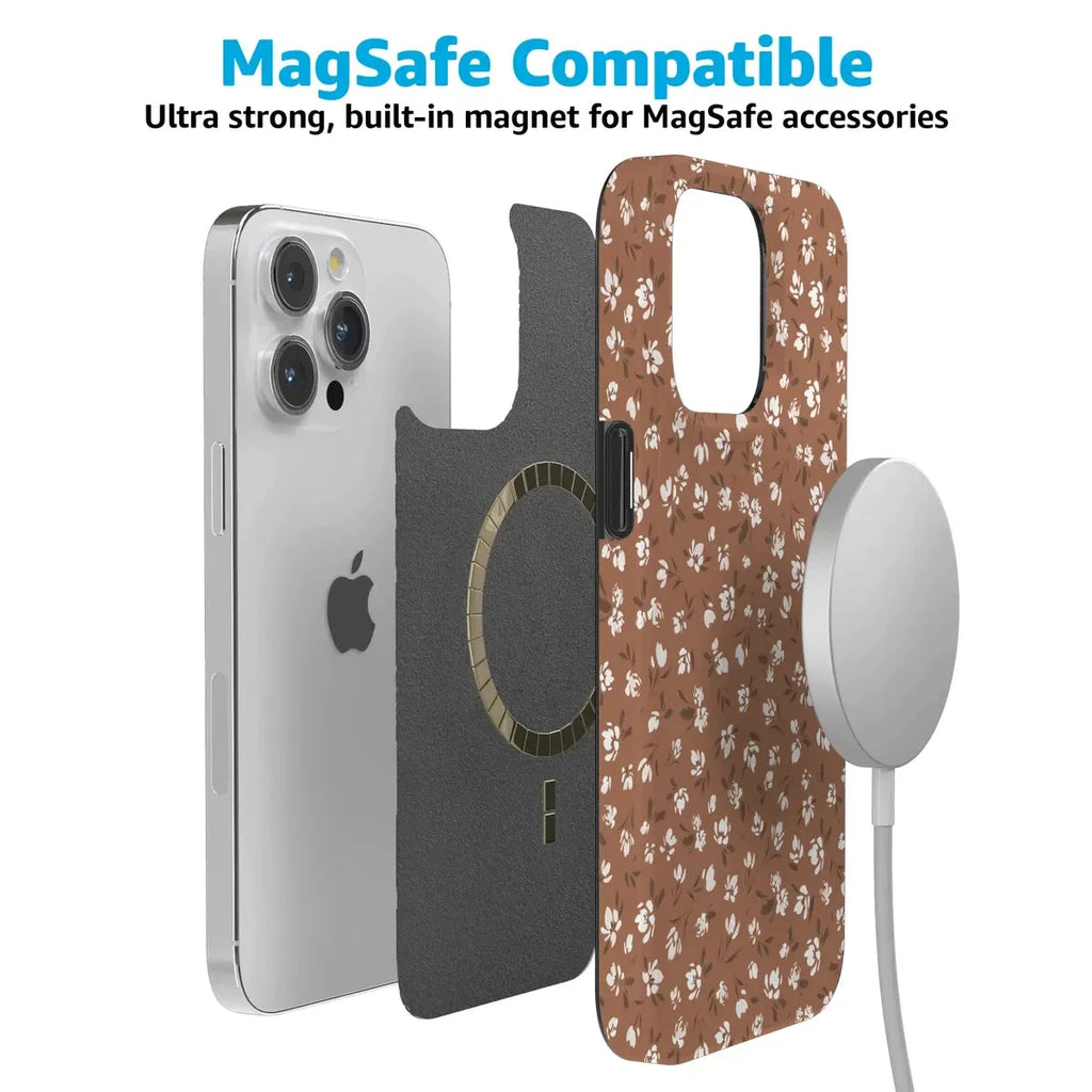 Mocha Meadow | Tiny Flowers Case