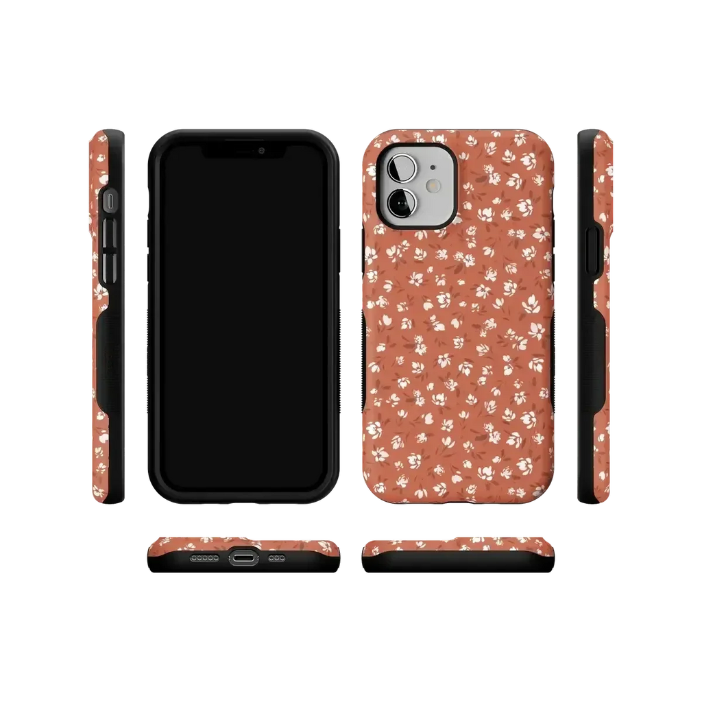 Mocha Meadow | Tiny Flowers Case