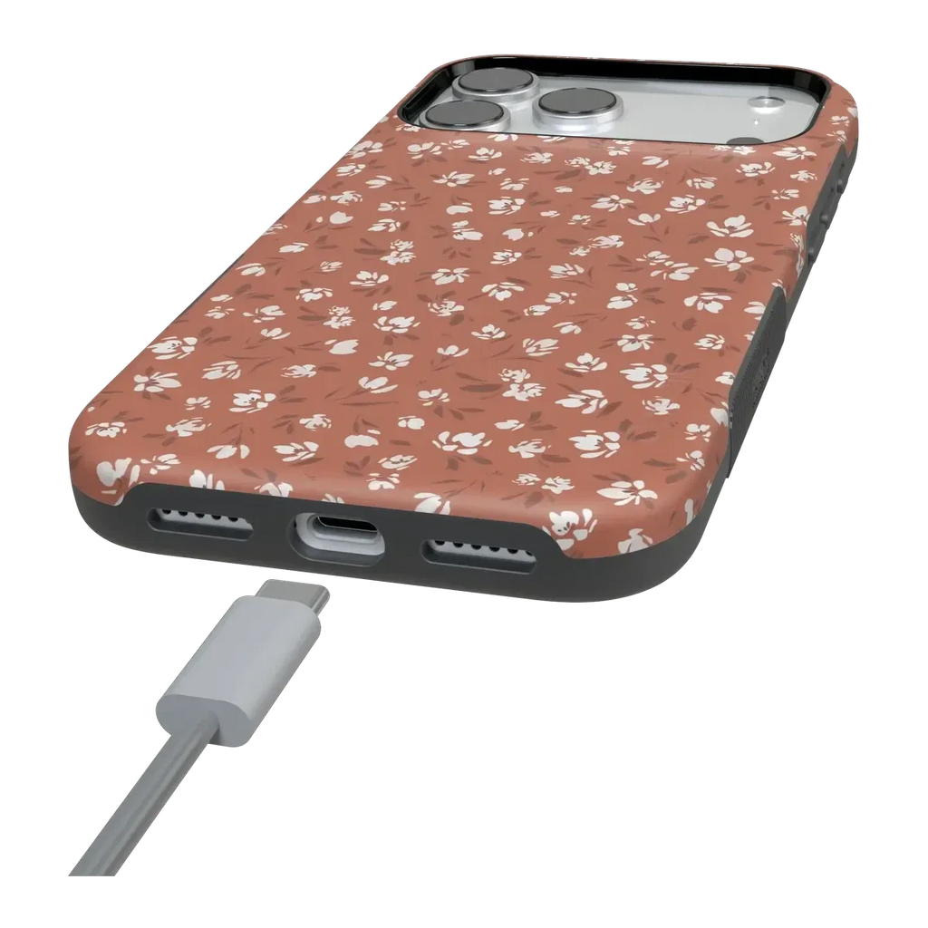 Mocha Meadow | Tiny Flowers Case