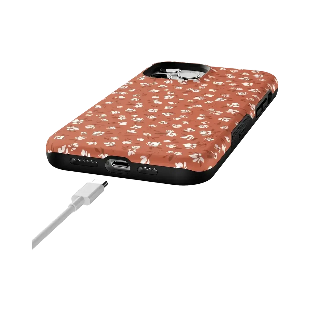 Mocha Meadow | Tiny Flowers Case