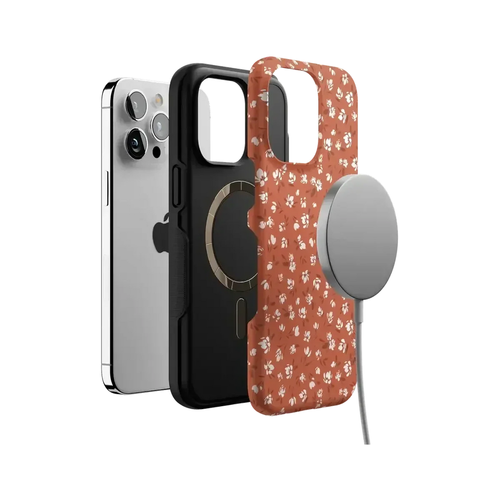 Mocha Meadow | Tiny Flowers Case