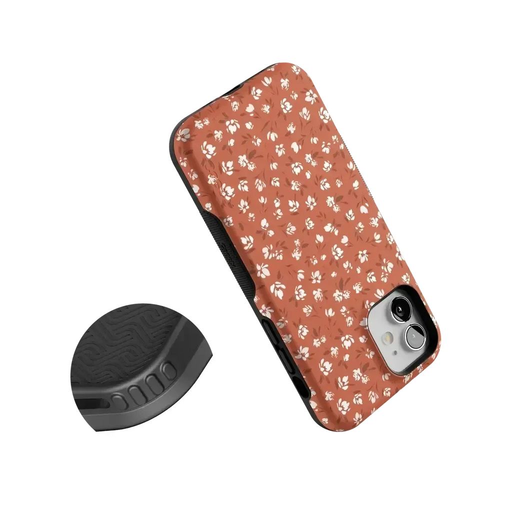 Mocha Meadow | Tiny Flowers Case