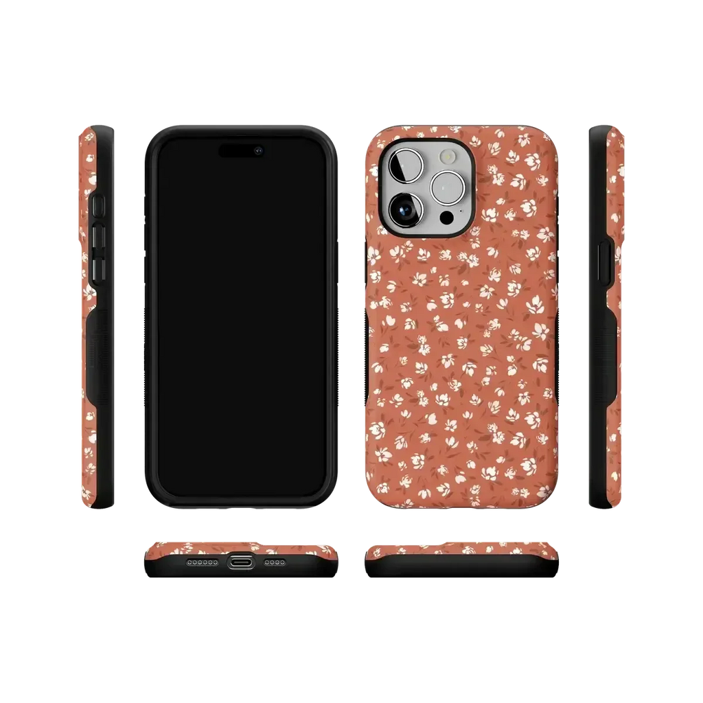 Mocha Meadow | Tiny Flowers Case
