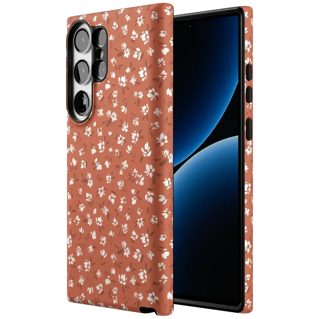 Mocha Meadow | Tiny Flowers Case